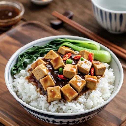 Tofu Bok Choy Rice Bowl