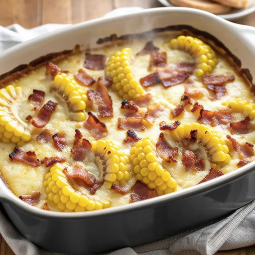 Young Corn with Corn Cream Bake