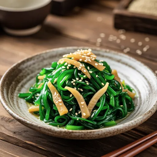 Stir-fried Wakame with Chirimen Jako
