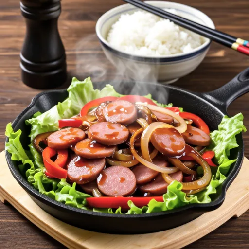 Sausage Vegetable Stir-fry Diet Salad