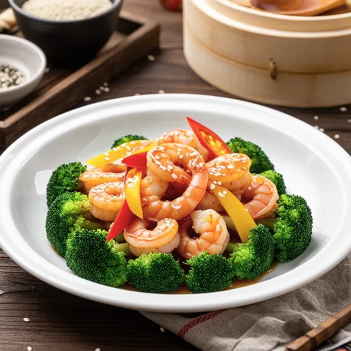 Broccoli Shrimp Stir-fry
