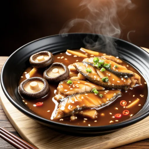 Sanma and Maitake Soaked in Aromatic Sauce