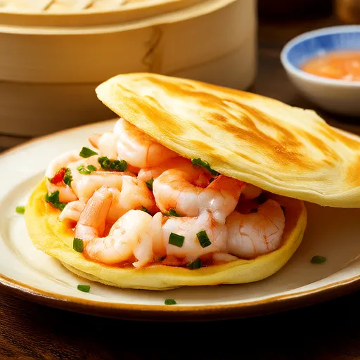 Shrimp Chive Pancake