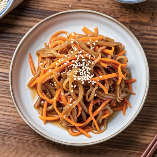 Daikon and Tuna Kinpira