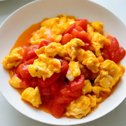 Scrambled Eggs with Tomatoes