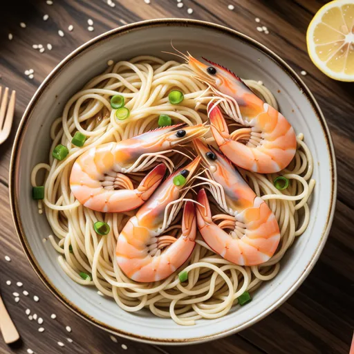 Shrimp and Garlic Chive Ethnic Mixed Somen