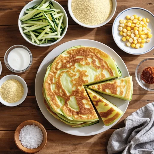 Korean Zucchini Potato Pancakes