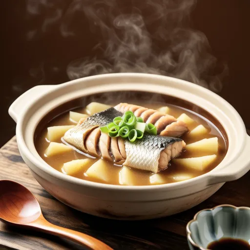 Buri no Ara-ni (Simmered Yellowtail Fish Head)