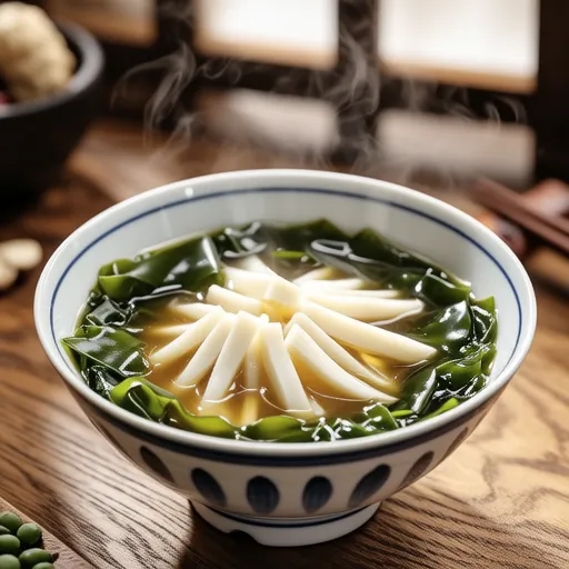 Wakame and Lotus Root Chinese Soup