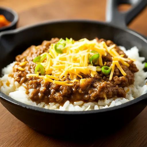 Cheese Onion Meat Bowl