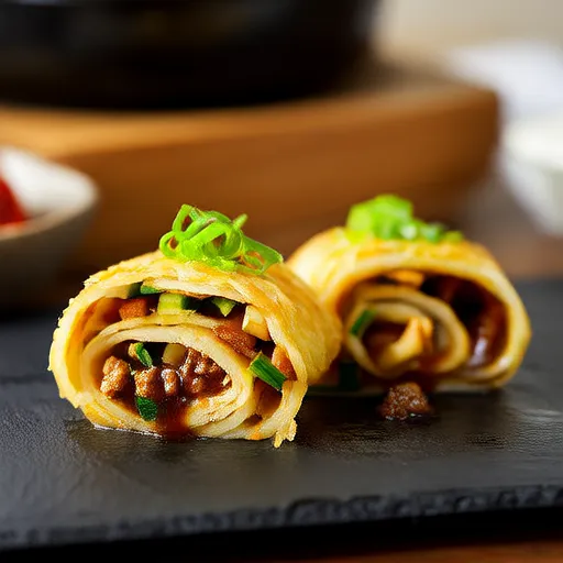 Rolinhos de Repolho com Atum e Doenjang de Baixa Caloria