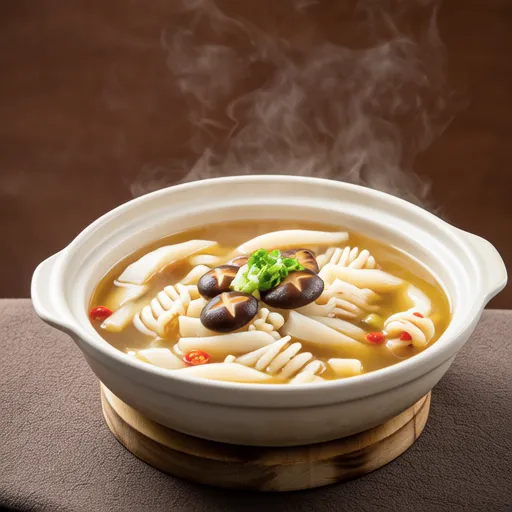 Daikon and Enoki Chinese Soup