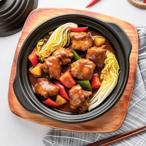 Cabbage Tandoori Chicken Stir-fry