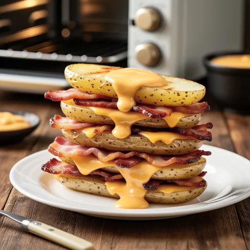 Potato and Bacon Mille-Feuille