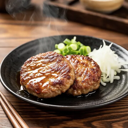 サンマ缶と豆腐のハンバーグステーキ