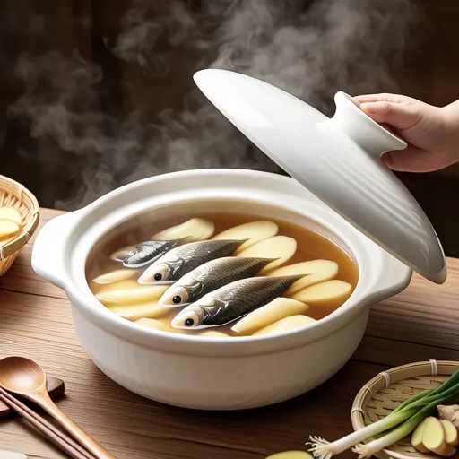Microwave Simmered Yellowtail and Daikon