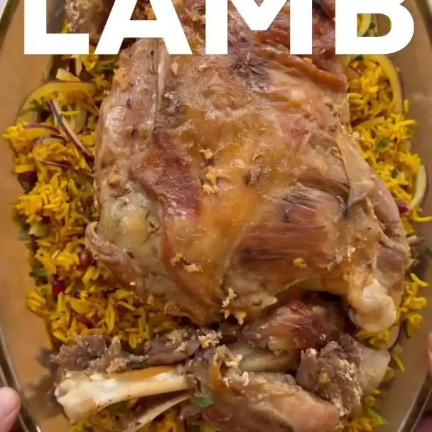 ミルク煮込みラムショルダーとターメリックライス