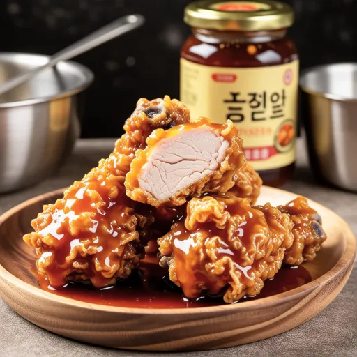 Sweet and Crispy Korean Fried Chicken (Dakgangjeong)