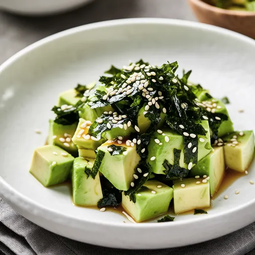 Shiso and Avocado Snack Salad