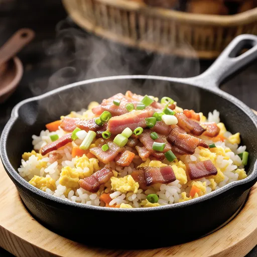 Bacon Fried Rice with Smoky Flavor