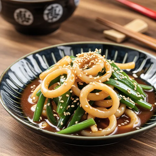 Pepper and Chikuwa Miso Stir-fry