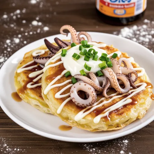 Ikayaki (Grilled Squid Pancake)
