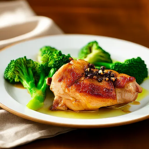 Grilled Chicken and Broccoli