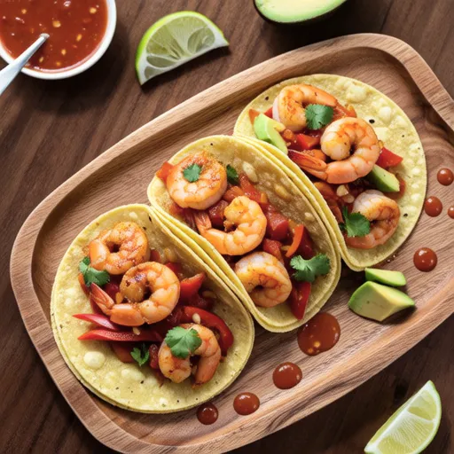 Delicious Tacos with Frozen Shrimp