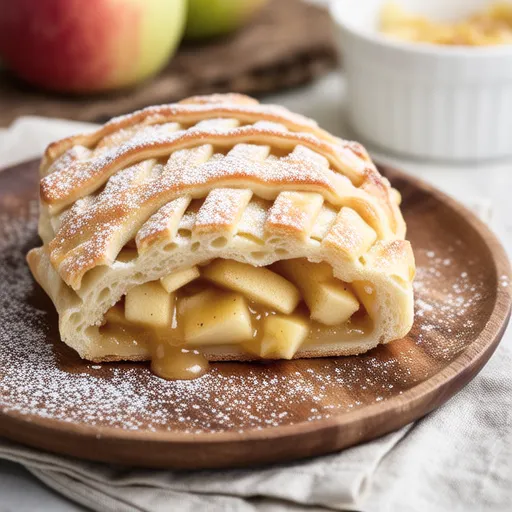 Air Fryer Apple Pie with Bread