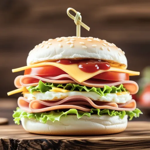 Egg Burger for Diet