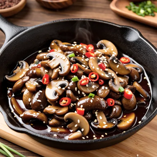Paprika and Mushroom Stir-fry