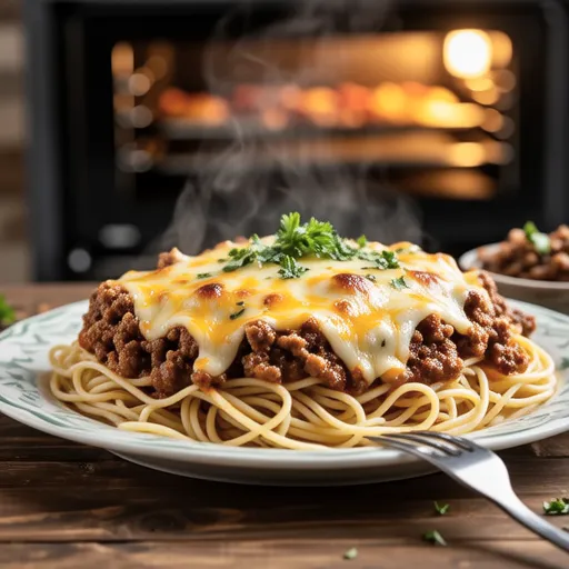 Baked Meat Doria Pasta