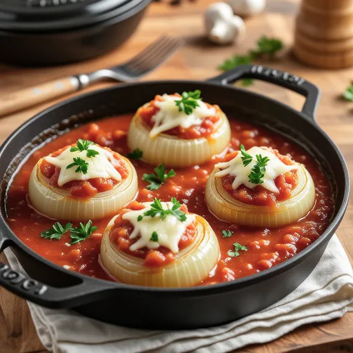 Stuffed Onion Tomato Stew