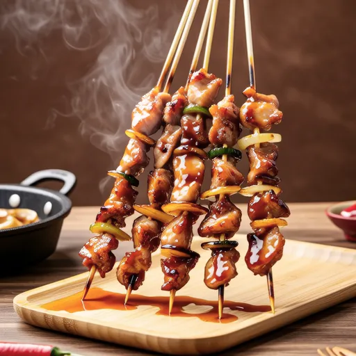Soy Sauce Chicken Skewers