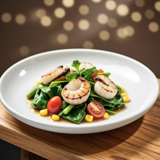 Scallop and Okra Salad