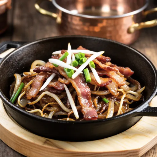Bacon Stir-Fried Bean Sprouts