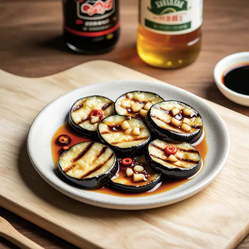 Grilled Eggplant with Seasoned Sauce