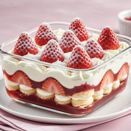 Strawberry Tiramisu (No Oven)