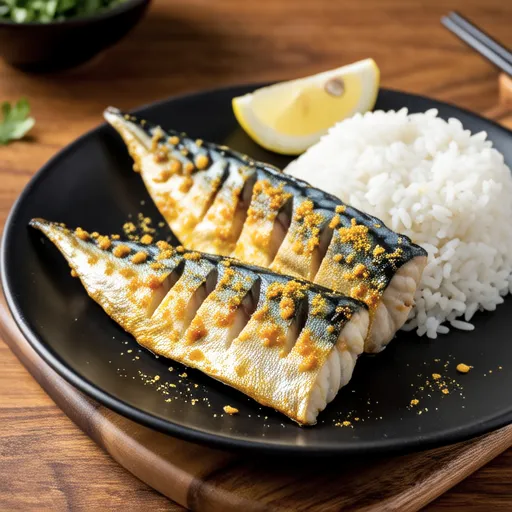 Grilled Mackerel with Curry Flavor