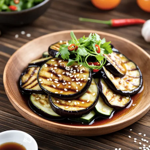 Grilled Eggplant and Zucchini Salad