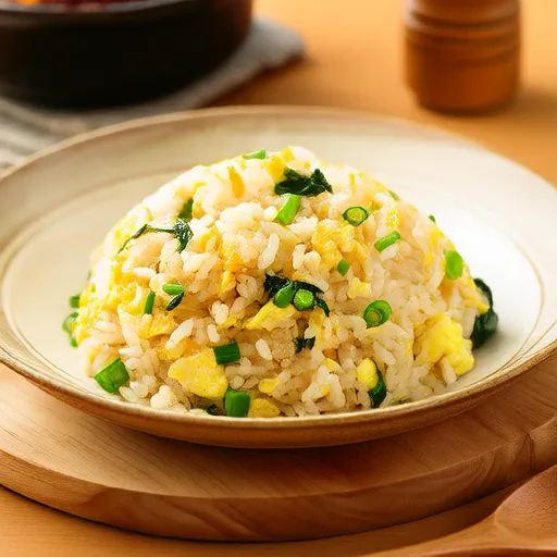 簡單美味的青蔥香腸蛋炒飯