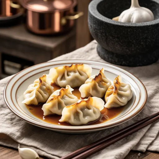 Soy Sauce Stir-fried Dumplings