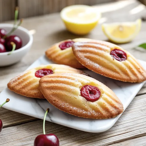 Cherry Rice Madeleine