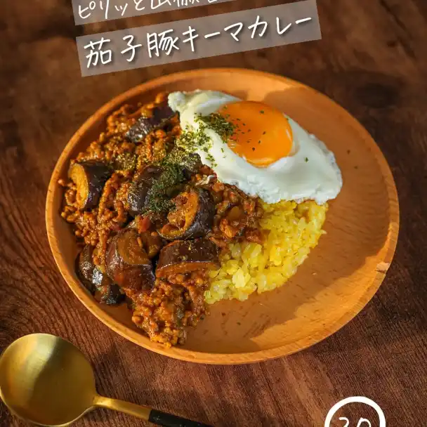 茄子豚キーマカレー