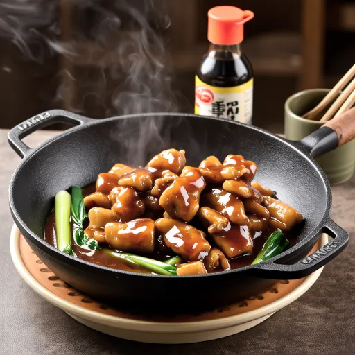 Teriyaki Stir-fried Yellowtail and Leek