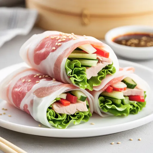 Pork Shabu Spring Rolls