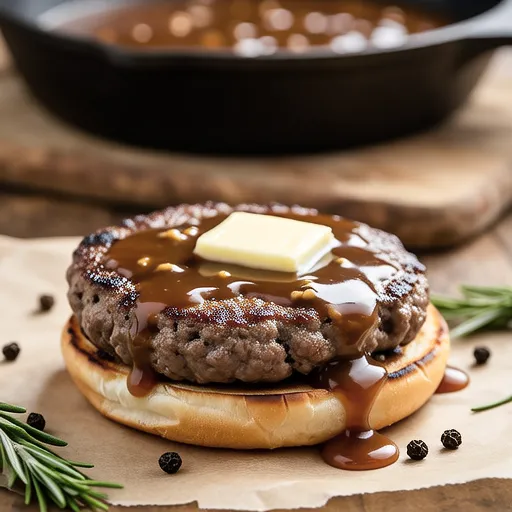 Hamburger Steak with Curry Sauce