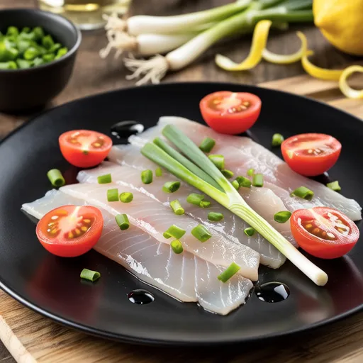 Yellowtail Garlic Carpaccio