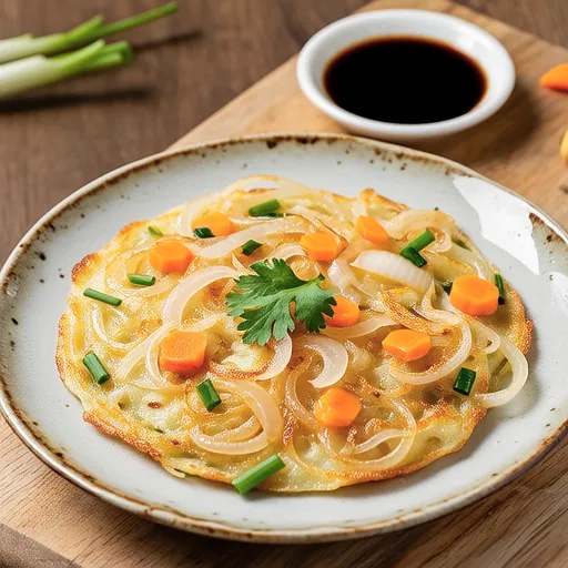 Low-calorie Onion Pancake
