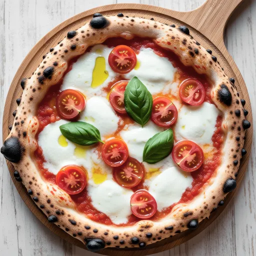 Crispy Margherita Pizza